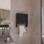 Armoire à pharmacie Topalian avec porte-serviettes Wengue-1074036602