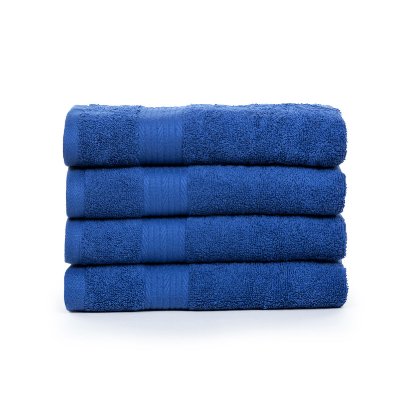 100% Cotton Hand Towels, Navy