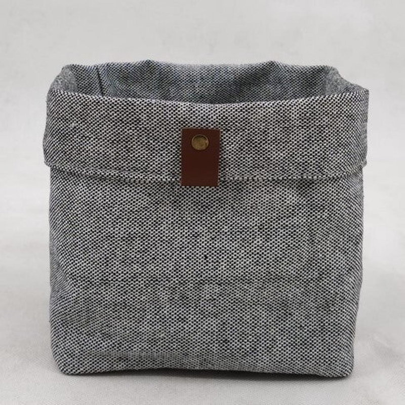 Light Gray Fabric Basket