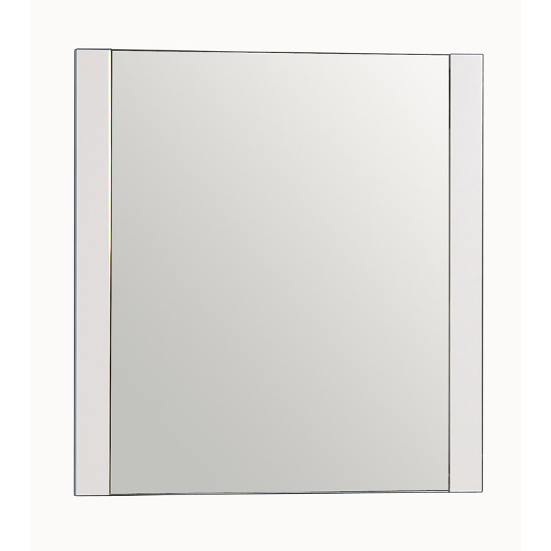 Miroir de salle de bain moderne Lucey, H 31,5 po x l 29,53 po