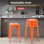Tabouret de comptoir 24 po Cricklade-1256732988