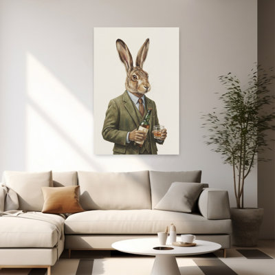 «The Whiskey Hare», art mural contemporain