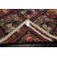 Tapis floral carré en laine tissé à la main 8 pi 6 po x 8 pi 6 po Aubusson