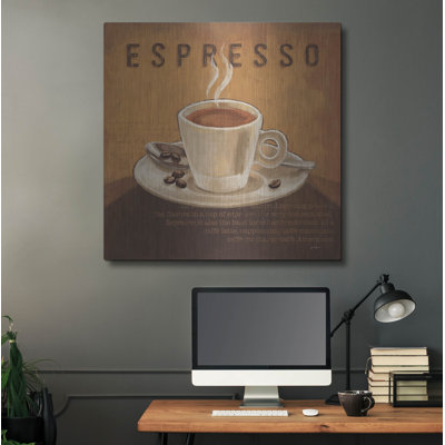 Art mural en métal «Coffee And Co 3» par Janelle Penner, Winston Porter