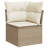 Vidaxl Garden Sofa Set Beige, Cream White