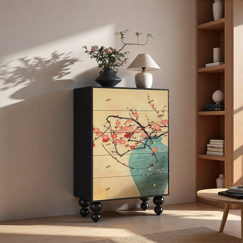 Armoire de rangement en bois multi-tiroirs