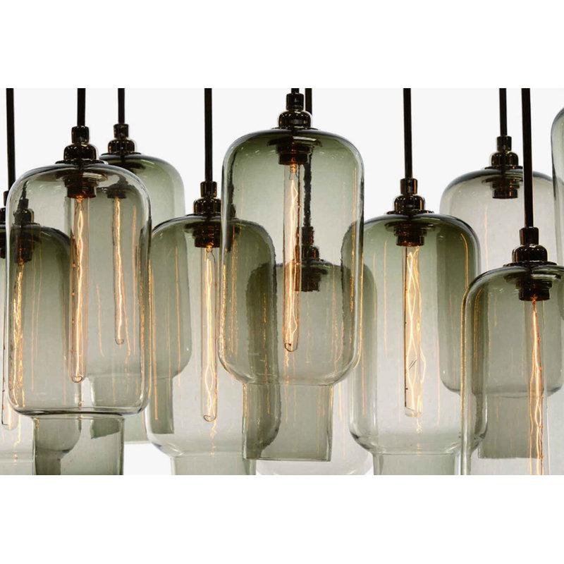 Sorbonne 10 - Light Pendant, Oil Rubbed Bronze, Smoke