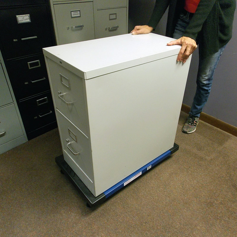 Blue Poly Furniture Dolly with Steel Reinforcement