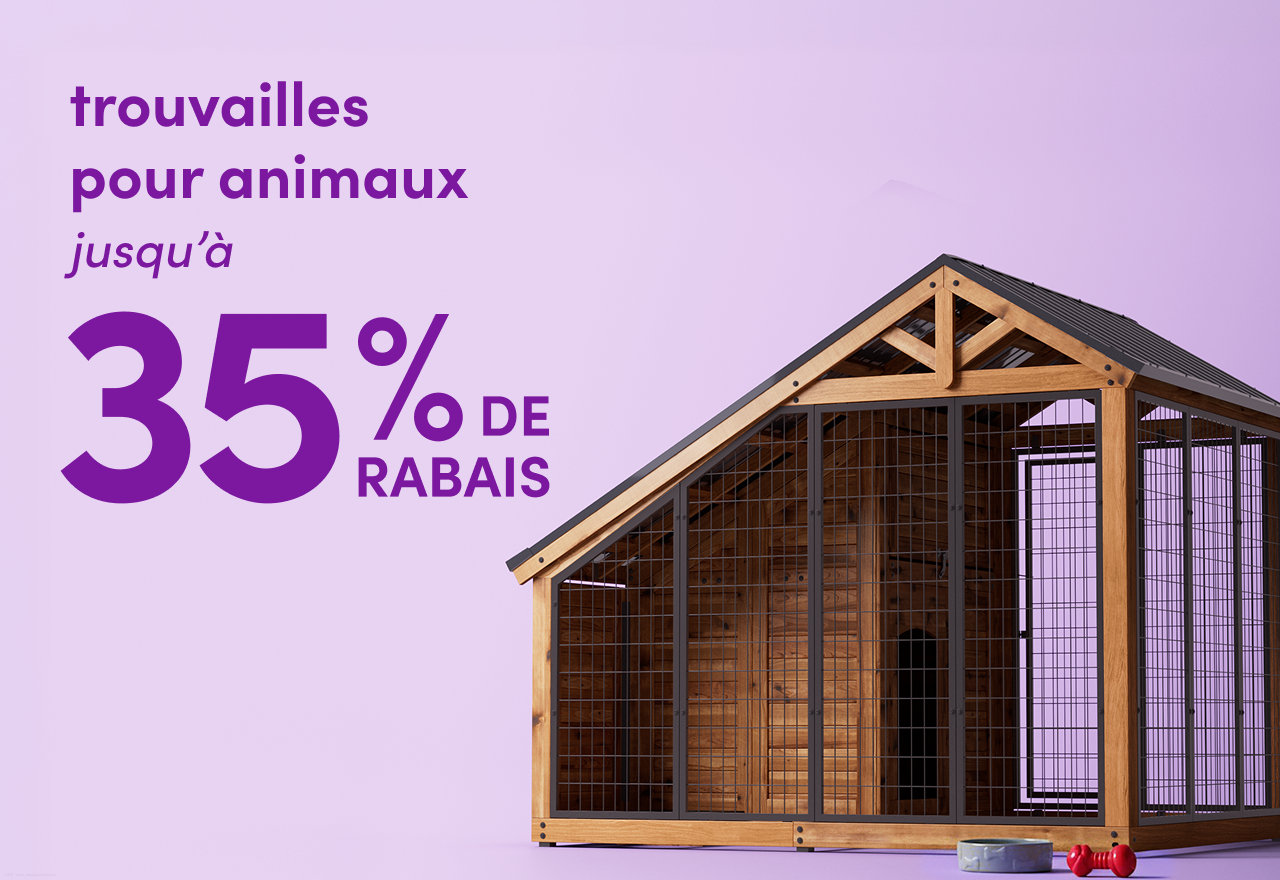 trouvailles pour animaux en solde