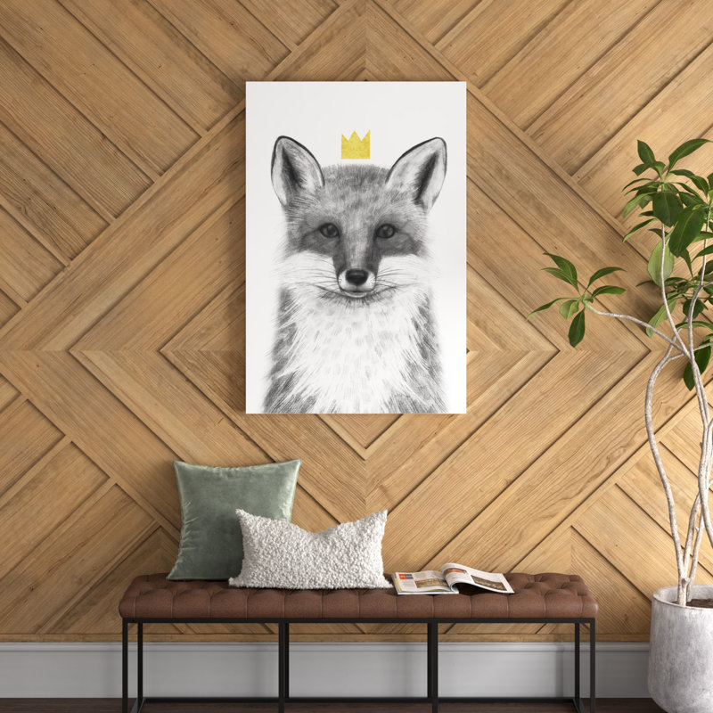 Royal Forester III by Victoria Borges - Painting Print, 122cm H x 81cm W, Black Floater Framed