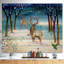 «Amazing Winter Forest with Deer», impression-34273620-35222355