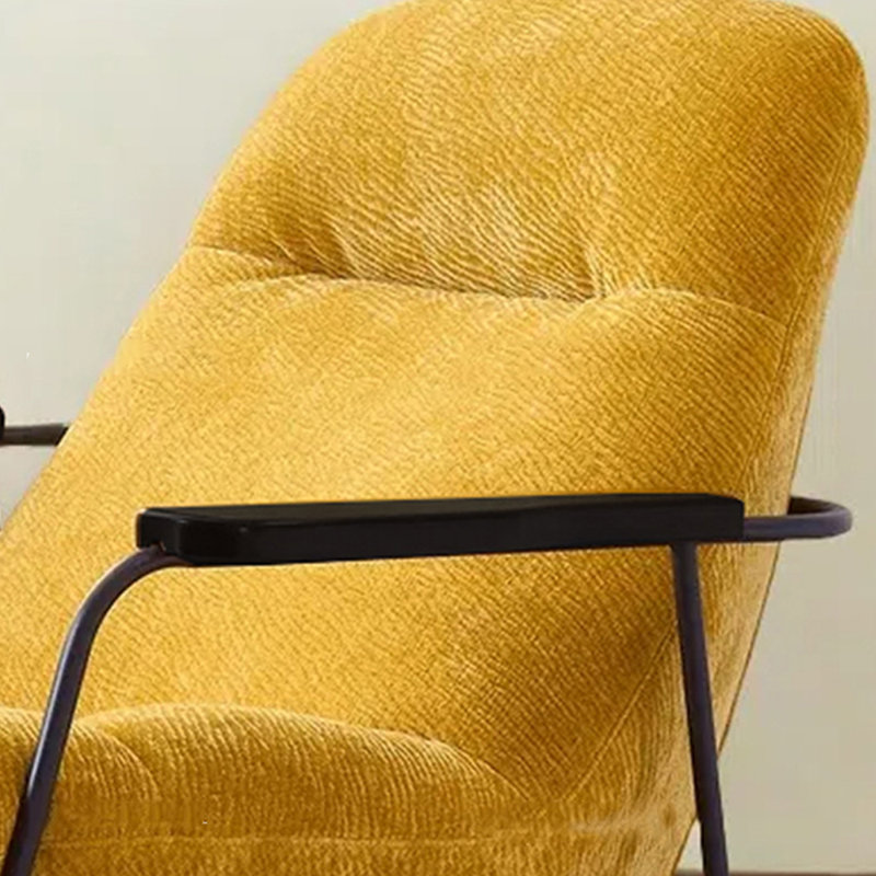 Chaise berçante spacieuse Living Living, Jaune