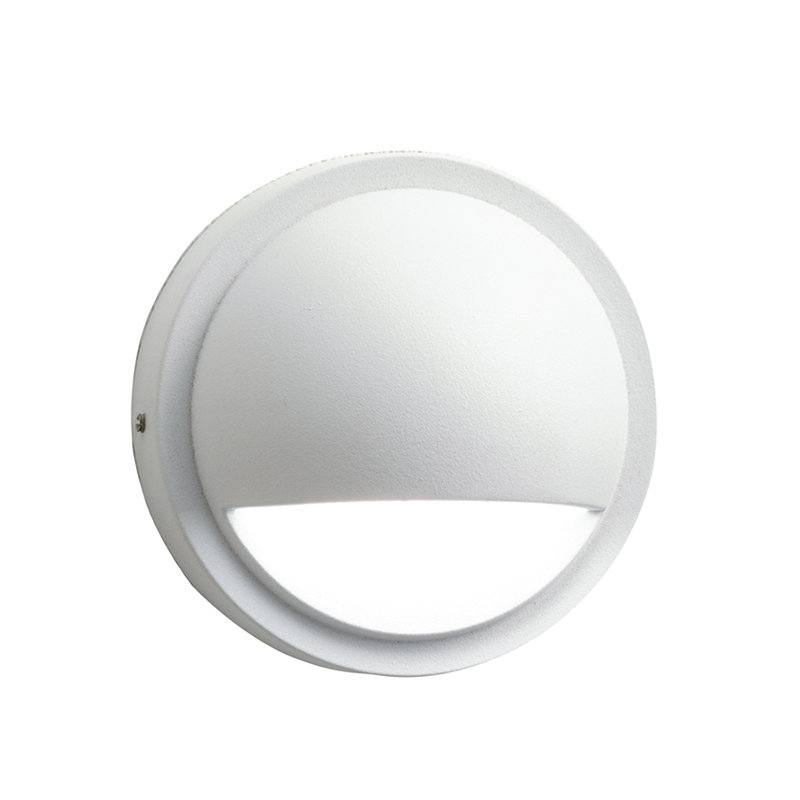 Éclairage de terrasse câblé Timucin, Blanc texturé, 2700 K