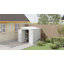 8 ft. W x 4 ft. D Galvanised Steel Pent Storage Shed-116233369