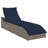Folding Sun Lounger With Cushion And Storage Poly Rattan-940521244-940521239