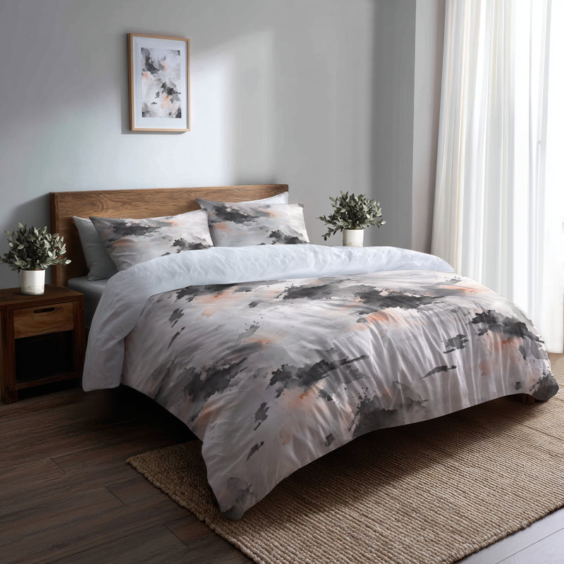 Ensemble d'édredon 6 pièces Modern Modern, King Comforter + 3 Additional Pieces