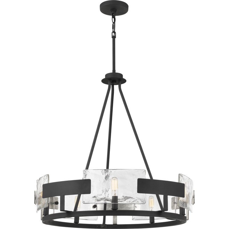 Kraatz 5 - Light Dimmable Wagon Wheel Chandelier