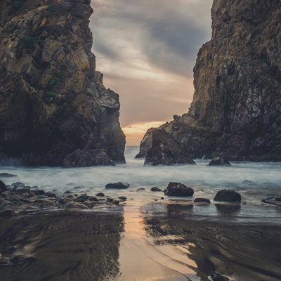 Rocky Cliffs - Wrapped Canvas Print