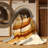 Machine Washable Aedan Pastry Danish Posh & Luxe Rug in Brown – Beige Binding-1172051598