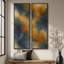 «Blue Cloud Flow Abstract for Office», ensemble de 2 reproductions d'art murales encadrées sur toile 60 po x 20 po x 2 pièces-1909576996-1909576999
