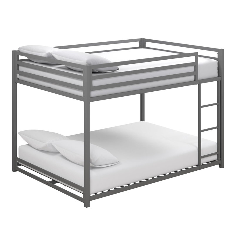 Eastfield Kids Bunk Bed, Silver, Full Over Full