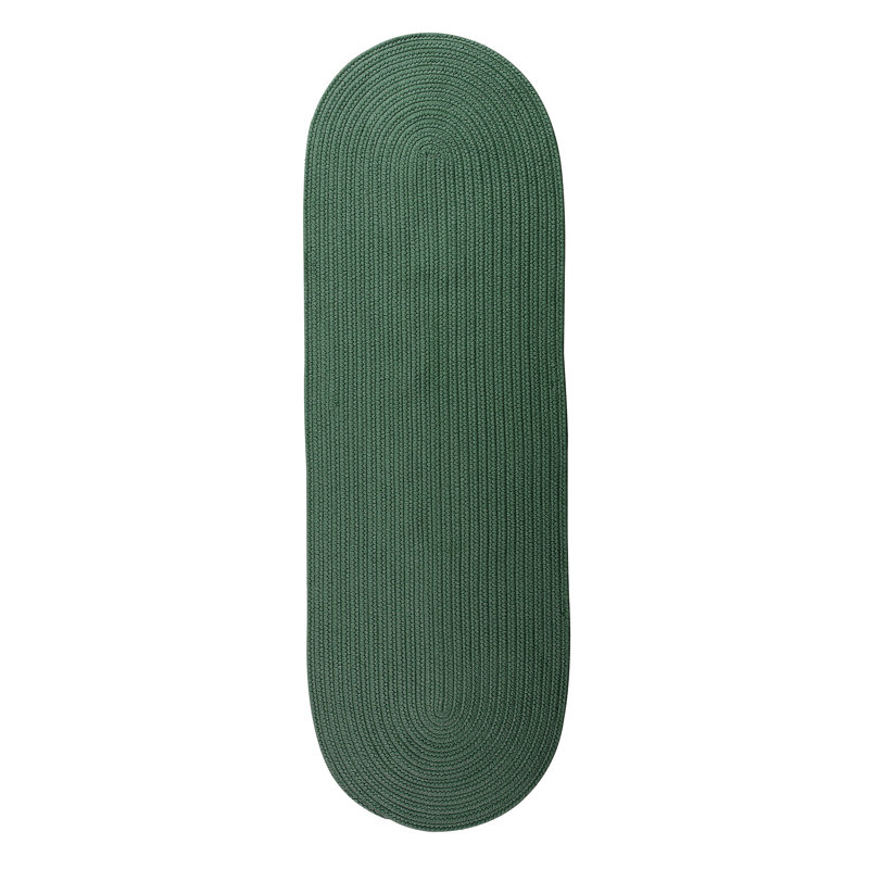 Tapis vert tressé d'intérieur / d'extérieur Runner, Tapis de couloir 2 pi 4 po x 6 pi