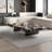 Italian rectangular marble coffee table-104470027