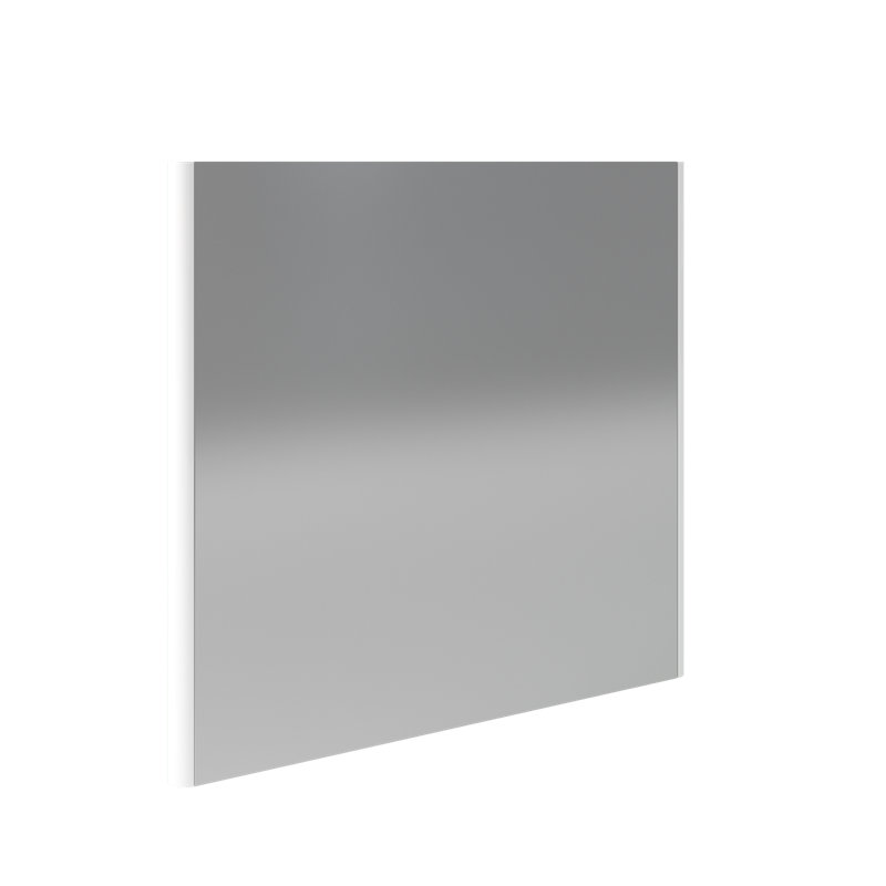 Gloria Wood Flat Wall Mirror, 86cm H x 85cm W