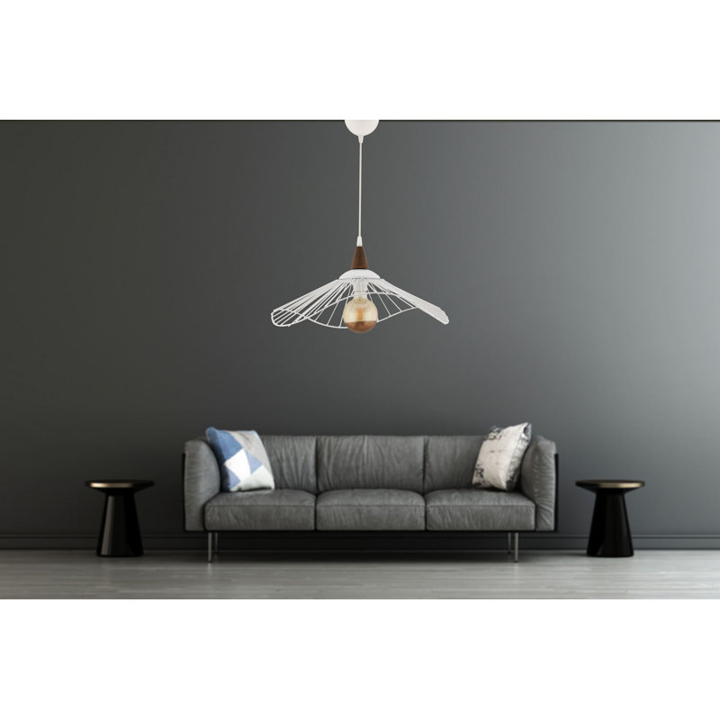 Lustre, Blanc / Brun