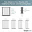 Spyros 70cm H Metal Folding Room Divider-540567478-540567476