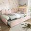 Lit de jour en velours avec lit escamotable-1658895310