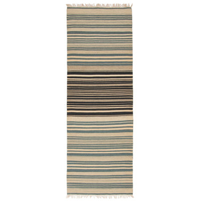 Daves Teal Kilim 2'7" x 7'1"