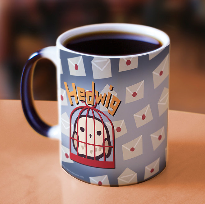 Harry Potter - Hedwig the Owl Chibi Morphing Mugs Heat-Changing Drinkware - 11oz Morphing Mugs