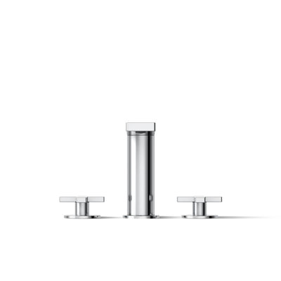 Composed Deck-Mount Bath Faucet With Cross Handles