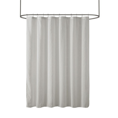 Delicate Sheer Flowing Shower Curtain