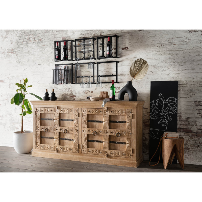 This & That Square Metal Accent Shelf