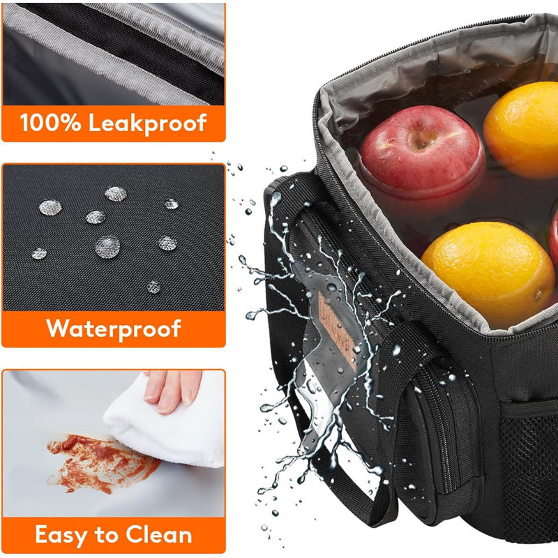 Large Lunch Bag(8.5L), Black
