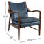 Fauteuil d'appoint en cuir véritable Kiannah-935119999