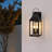 20'' Outdoor Wall Light, 2-Light Modern Black Exterior Wall Sconce Lantern, Weatherproof Porch Light Fixture For House, Garage, Patio, Entryway (Bulbs Not Included)