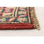 Tapis unique en laine noué à la main Gazni doré des années 2010 de 3 pi 5 po x 5 pi Qaiden