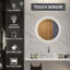 Metal Round Wall Mirror-1639580106