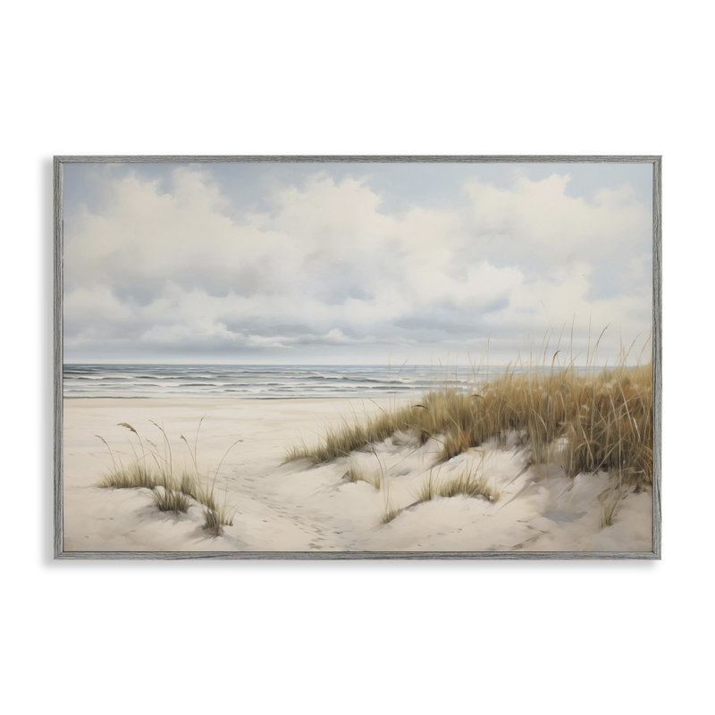  Paysage marin avec de douces herbes, estampe numérique par Arlington Prints, Estampe numérique Farmhouse, H 20 po x l 30 po