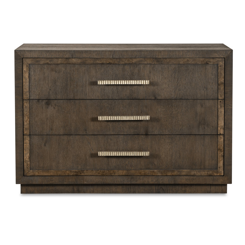 Commode à trois tiroirs Monterey, Hawthorne foncé