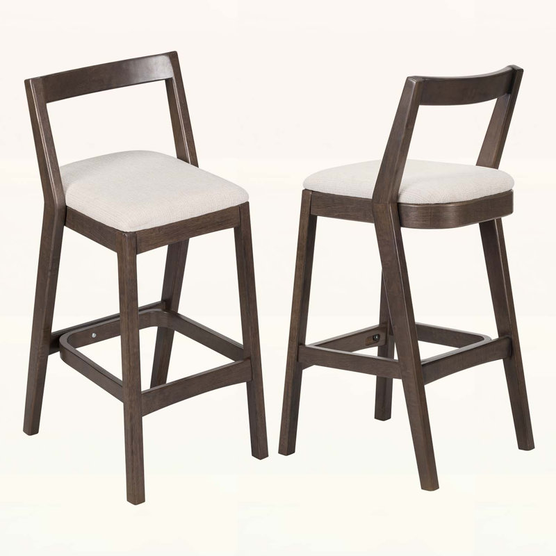 Ensemble de 2 chaises d'appoint pour plus de confort et de style, Marron foncé