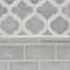 Carreau de mosaïque en céramique 4 "x 3" Divine Arabesque (0,80 pieds carrés / feuille)-52025261