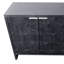 Buffet noir vieilli pour salon de style rétro-603044333