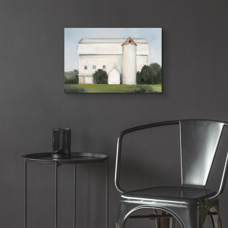 «On the Farm Light» par Julia Purinton, art mural en verre acrylique, H 16 po x l 24 po x P 0,2 po