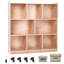 Casier à 8 sections avec roulettes, mobilier de salle de classe
