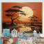 Coucher de soleil africain tribal I - art mural tribal africain-1277800825-1277800819