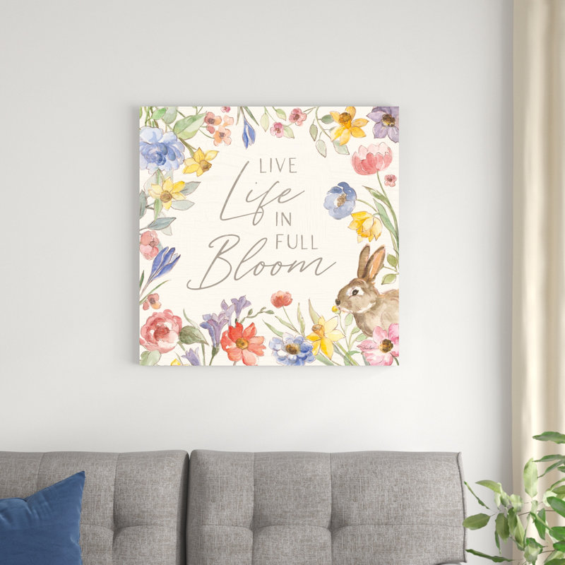 Happy Easter II - Wrapped Canvas Print, 30" H x 30" W x 1.25" D